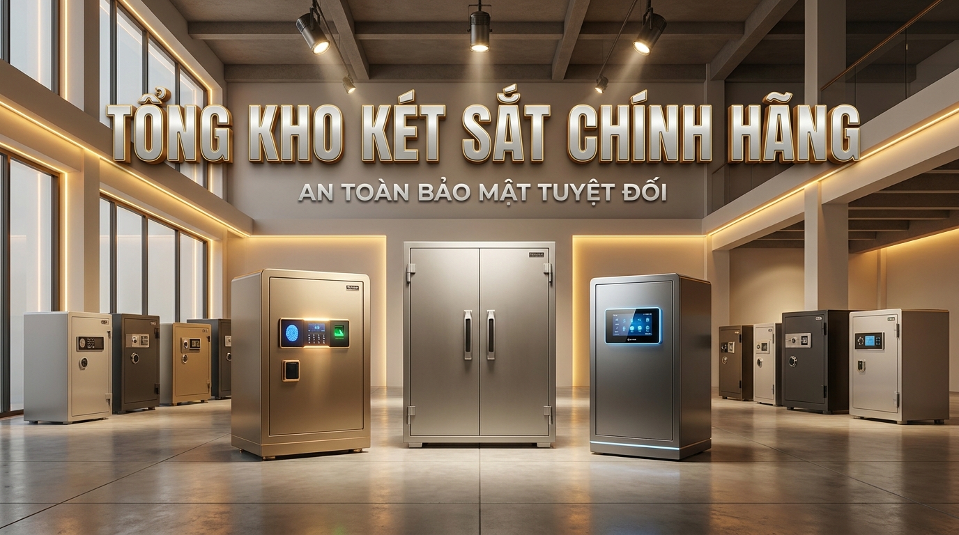 Tổng kho két sắt chính hãng cao cấp uy tín Két Sắt Gia Định